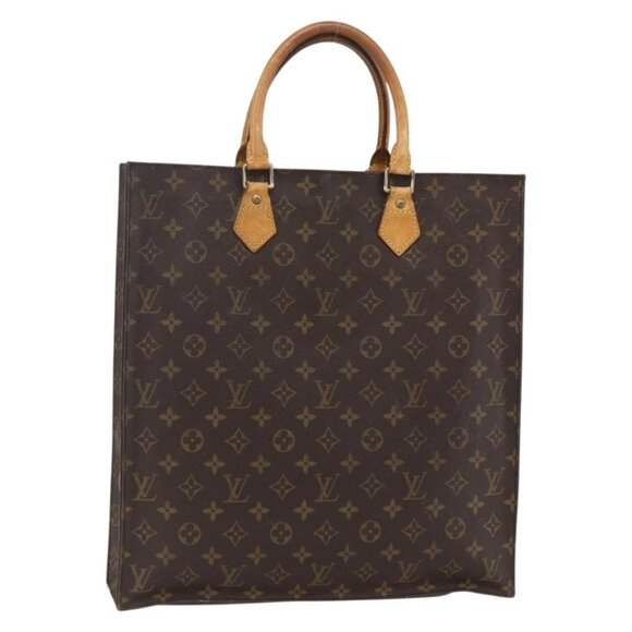LOUIS VUITTON Monogram Sac Plat Hand Bag M51140 LV Auth 155912 - Picture 2 of 16